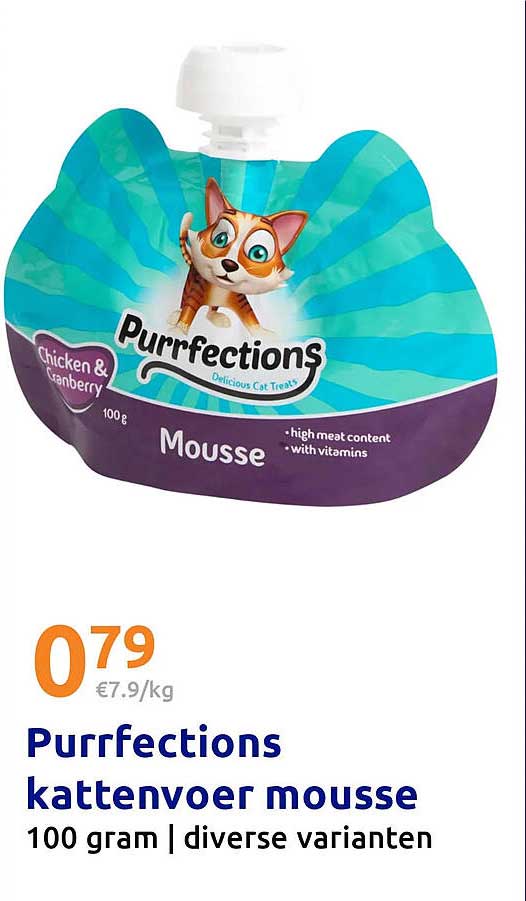 Purrfections kattenvoer mousse 100 gram | diverse varianten