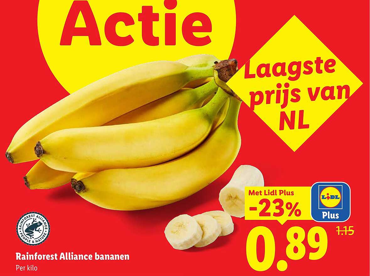 Rainforest Alliance bananen