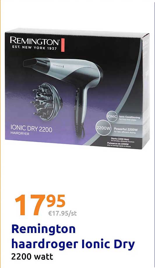 Remington haardroger Ionic Dry 2200 watt