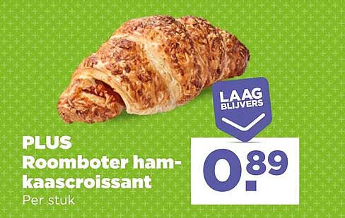 Roomboter ham-kaascroissant