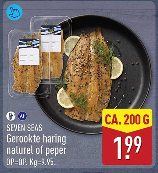 SEVEN SEAS Gerookte haring naturel of peper