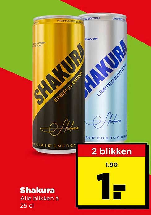 Shakura Alle blikken à 25 cl 2 blikken