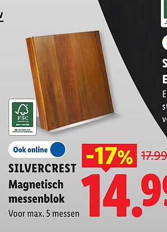 SILVERCREST Magnetisch messenblok