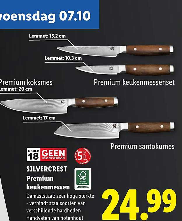 SILVERCREST Premium keukenmessen