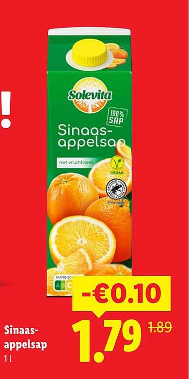 Sinaasappelsap 1 l
