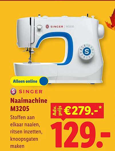 Singer Naaimachine M3205 Alleen online