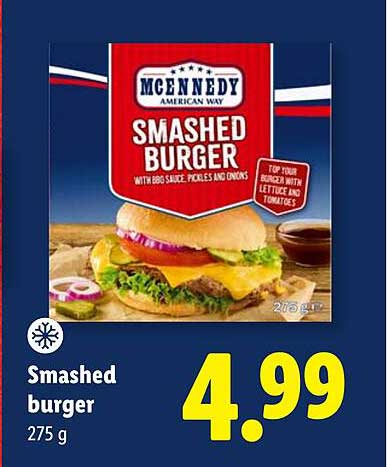 Smashed burger