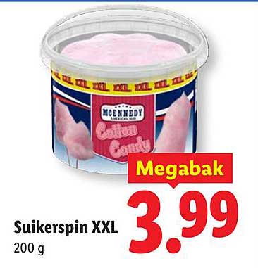 Suikerspin XXL Megabak