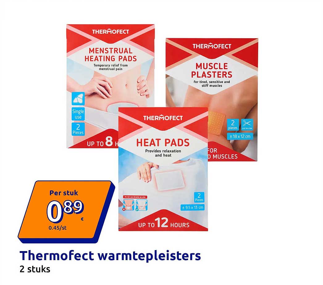 Thermofect warmtepleisters 2 stuks