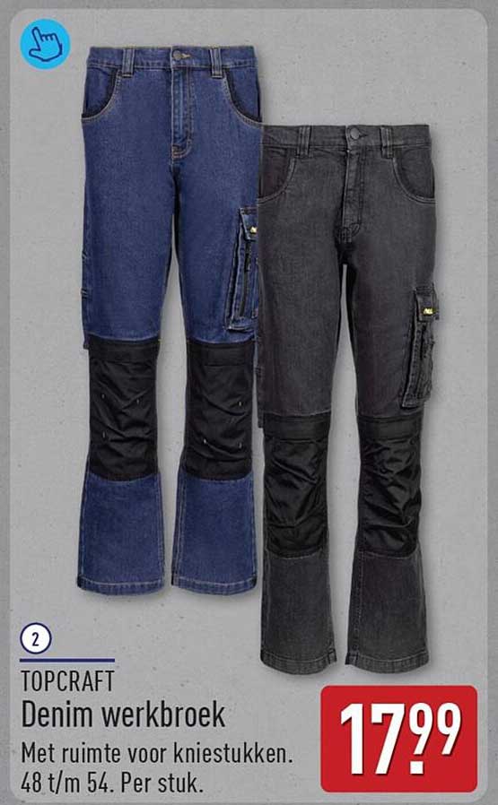 TOPCRAFT Denim werkbroek