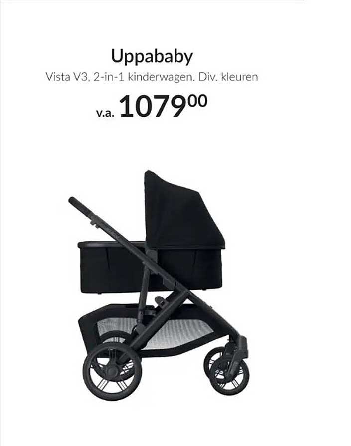 Uppababy Vista V3, 2-in-1 kinderwagen. Div. kleuren