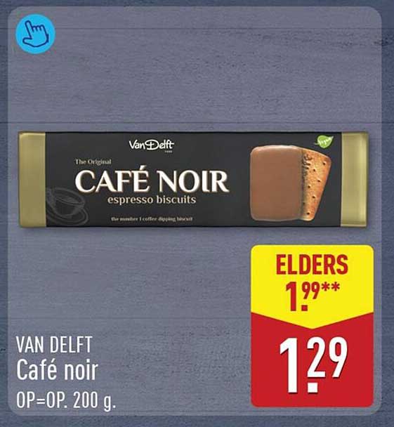 VAN DELFT Café noir OP=OP. 200 g.