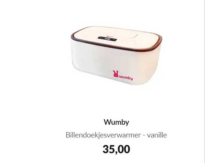 Wumby Billendoekjesverwarmer - vanille