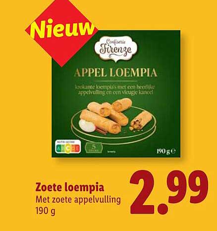 Zoete loempia Met zoete applevulling 190 g