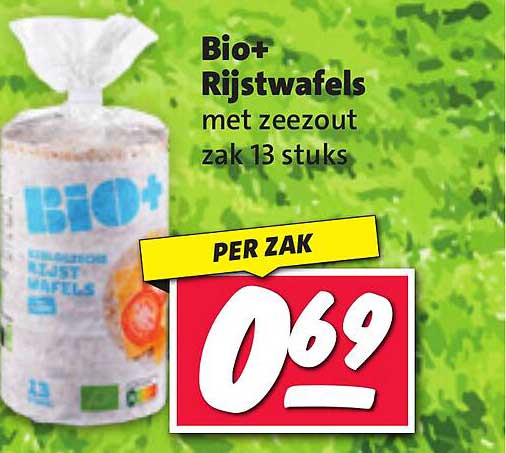 Bio+ Rijstwafels aanbieding bij Nettorama