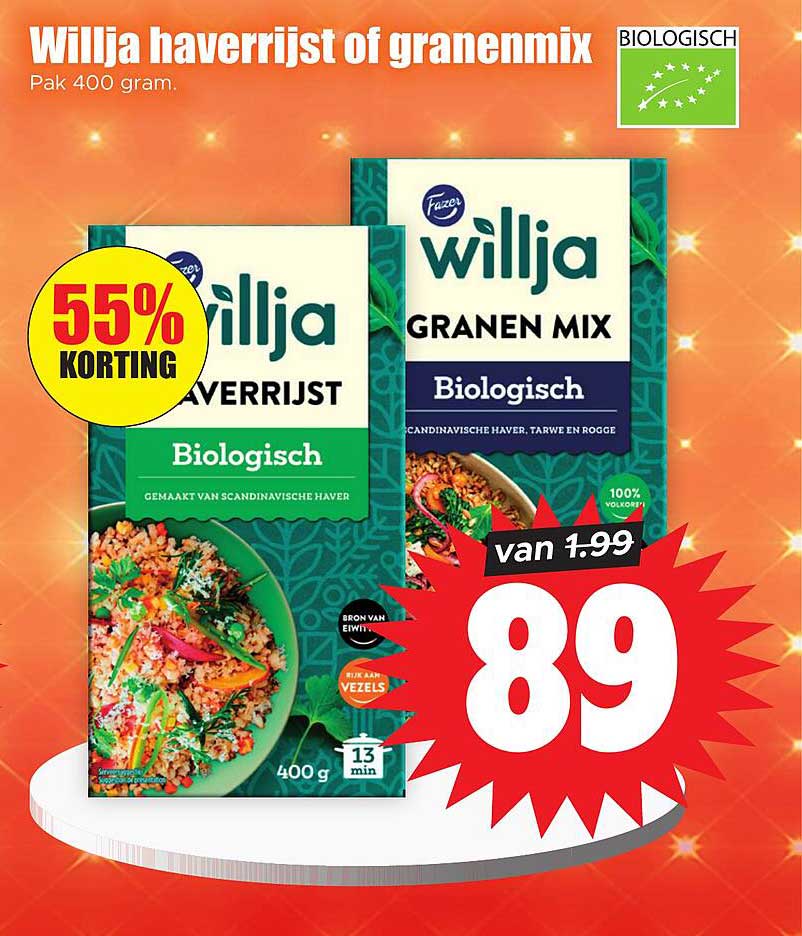 Willja haverrijst of granenmix