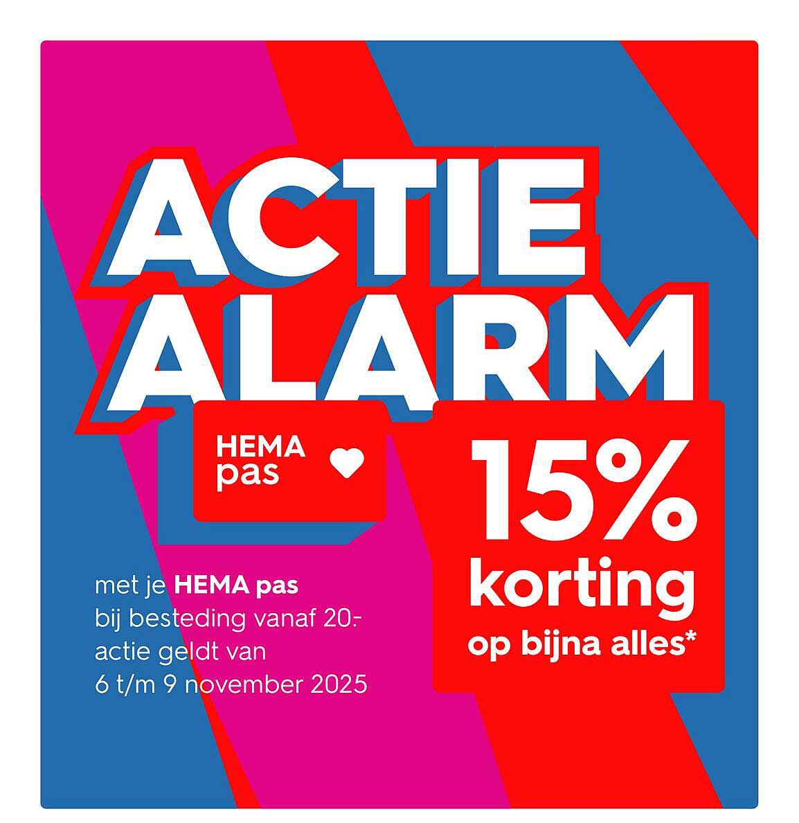 ACTIE ALARM 15% korting op bijna alles*