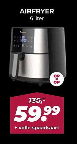 AIRFRYER 6 liter