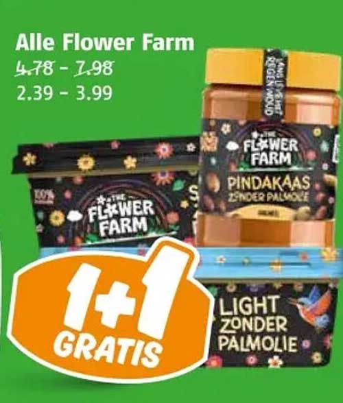 Alle Flower Farm 1+1 Gratis