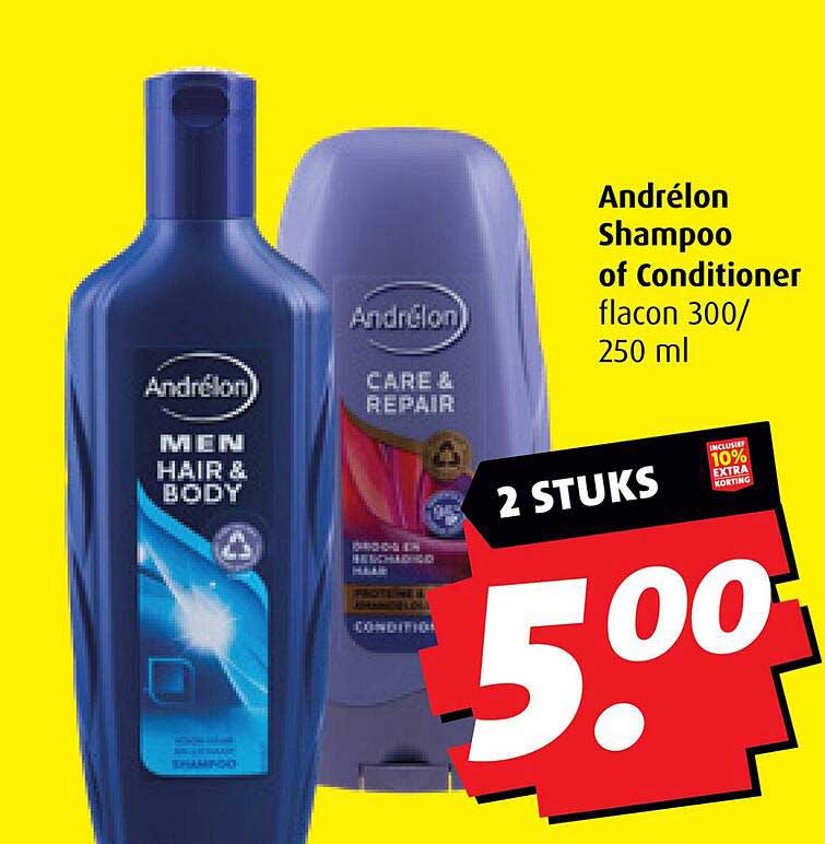 Andrélon Shampoo of Conditioner flacon 300/250 ml