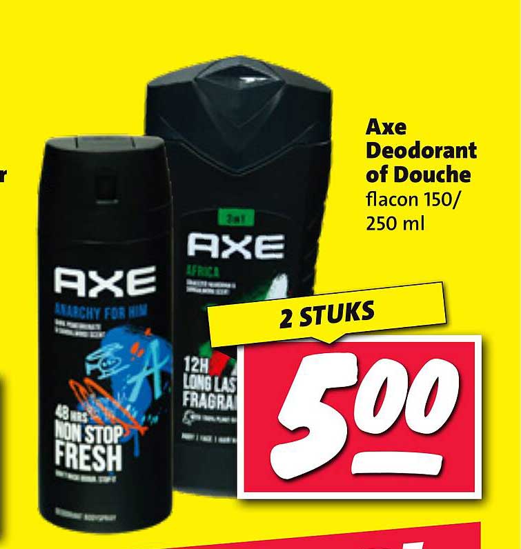 Axe Deodorant of Douche flacon 150/250 ml