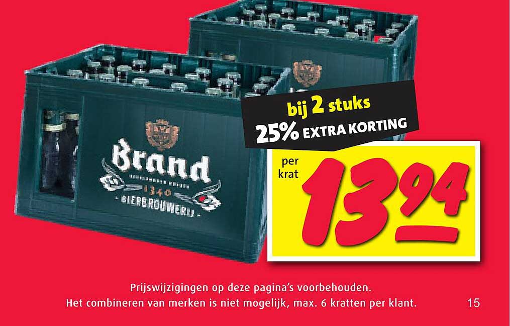 bij 2 stuks 25% EXTRA KORTING