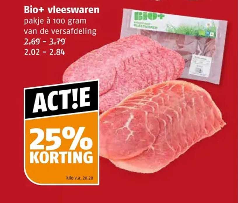 Bio+ vleeswaren