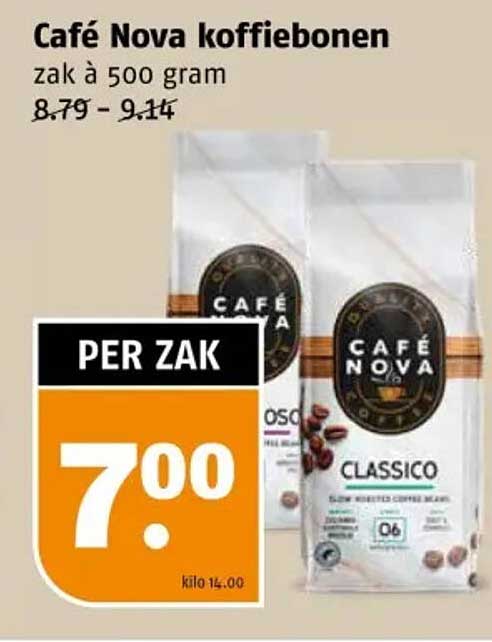 Café Nova koffiebonen