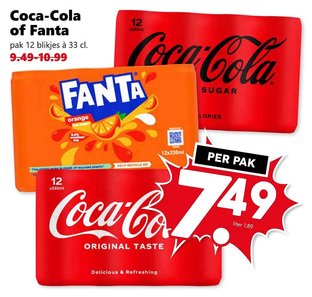 Coca-Cola of Fanta