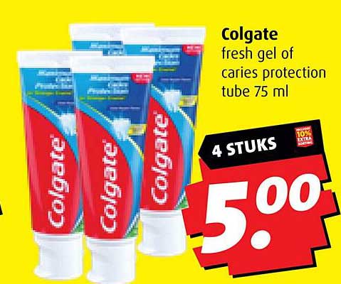 Colgate fresh gel of caries protection tube 75 ml
