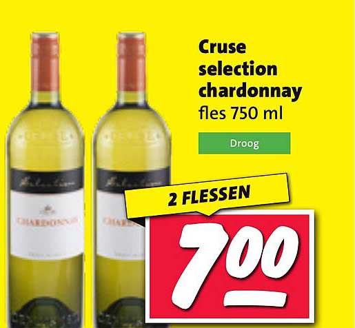 Cruse selection chardonnay fles 750 ml