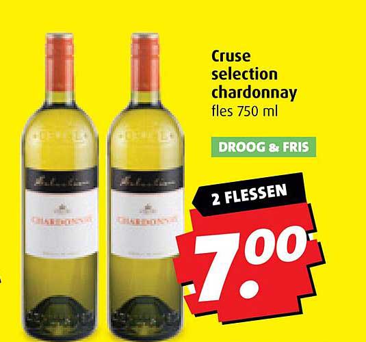 Cruse selection chardonnay fles 750 ml