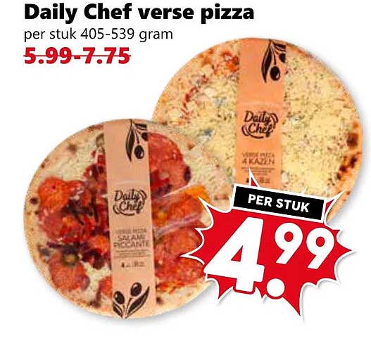 Daily Chef verse pizza