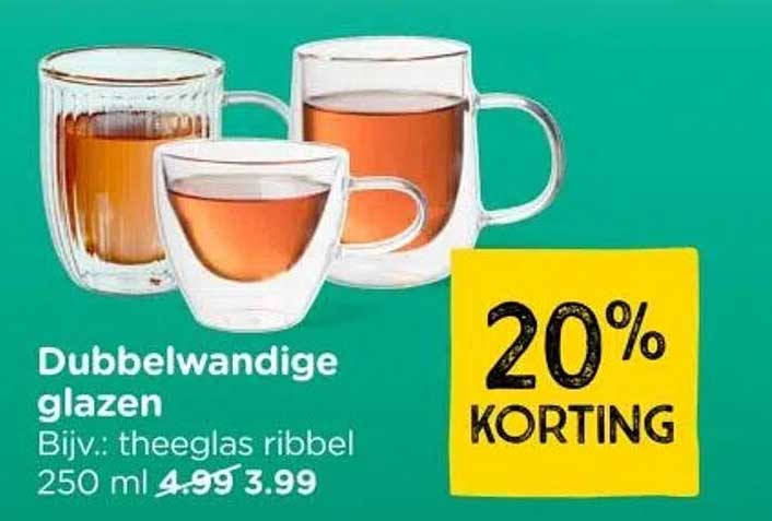 Dubbelwandige glazen