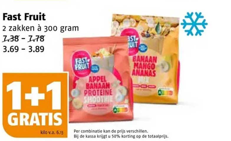 Fast Fruit 1+1 Gratis