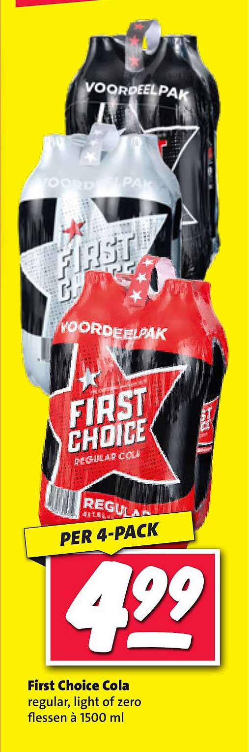 First Choice Cola per 4-pack