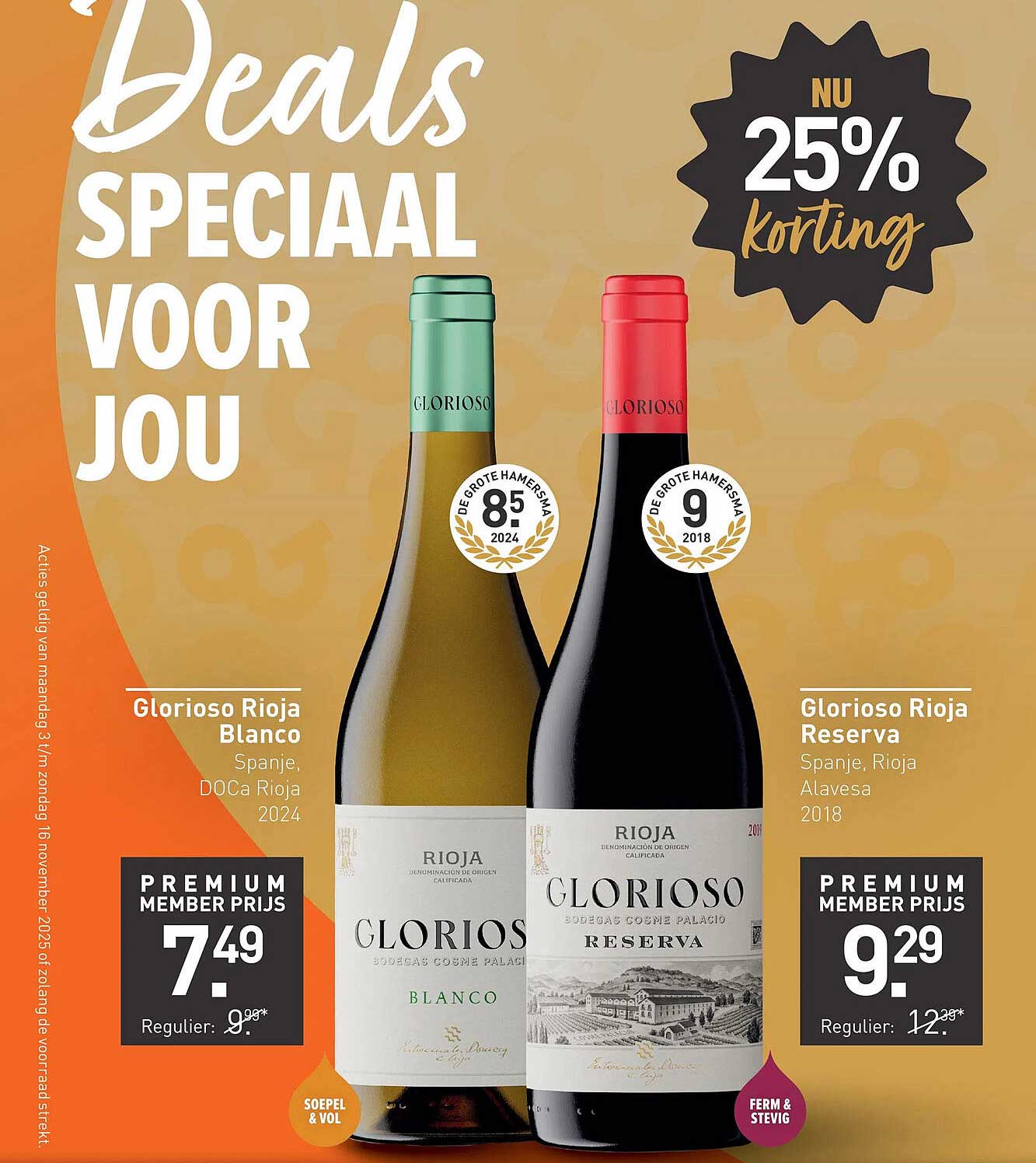 Glorioso Rioja Blanco en Glorioso Rioja Reserva