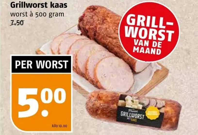 Grillworst kaas