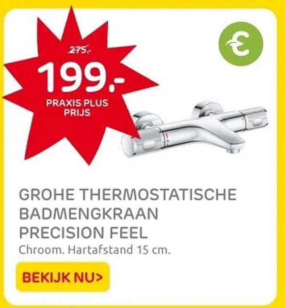 GROHE THERMOSTATISCHE BADMENGKRAAN PRECISION FEEL