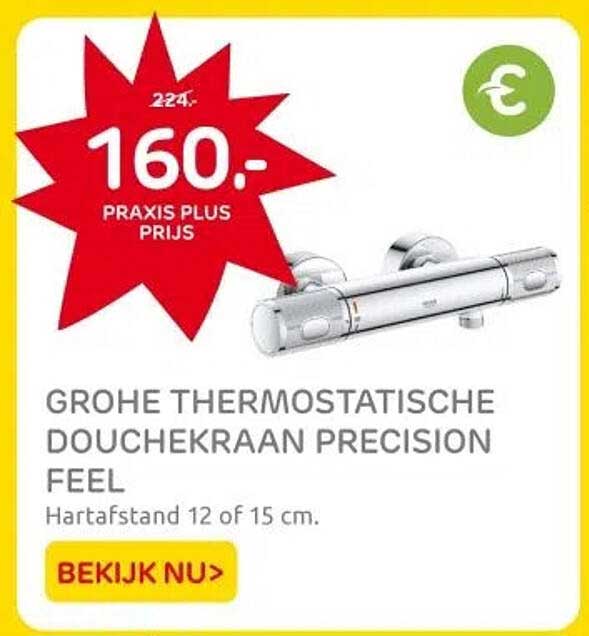 GROHE THERMOSTATISCHE DOUCHEKRAAN PRECISION FEEL