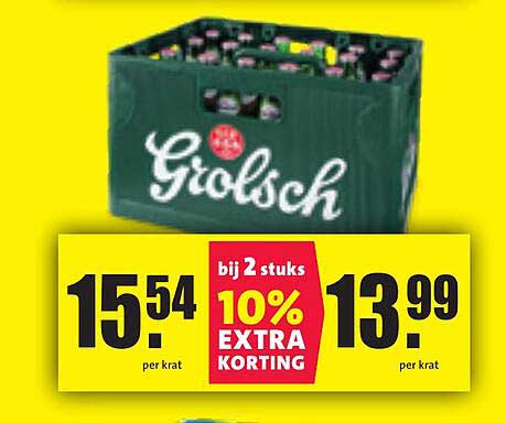 Grolsch Bier per krat