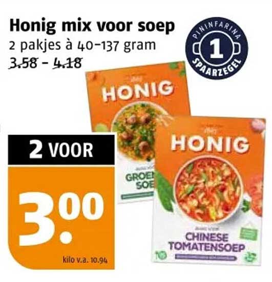 Honig mix voor soep