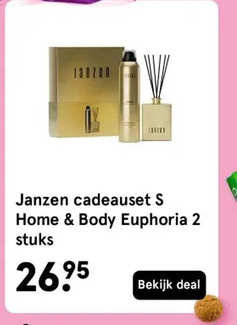 Janzen cadeauset S Home & Body Euphoria 2 stuks