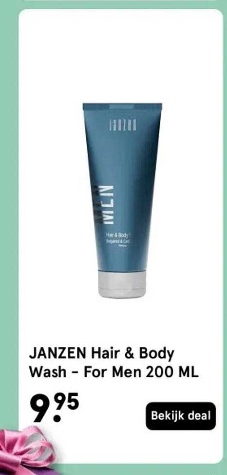 JANZEN Hair & Body Wash - For Men 200 ML