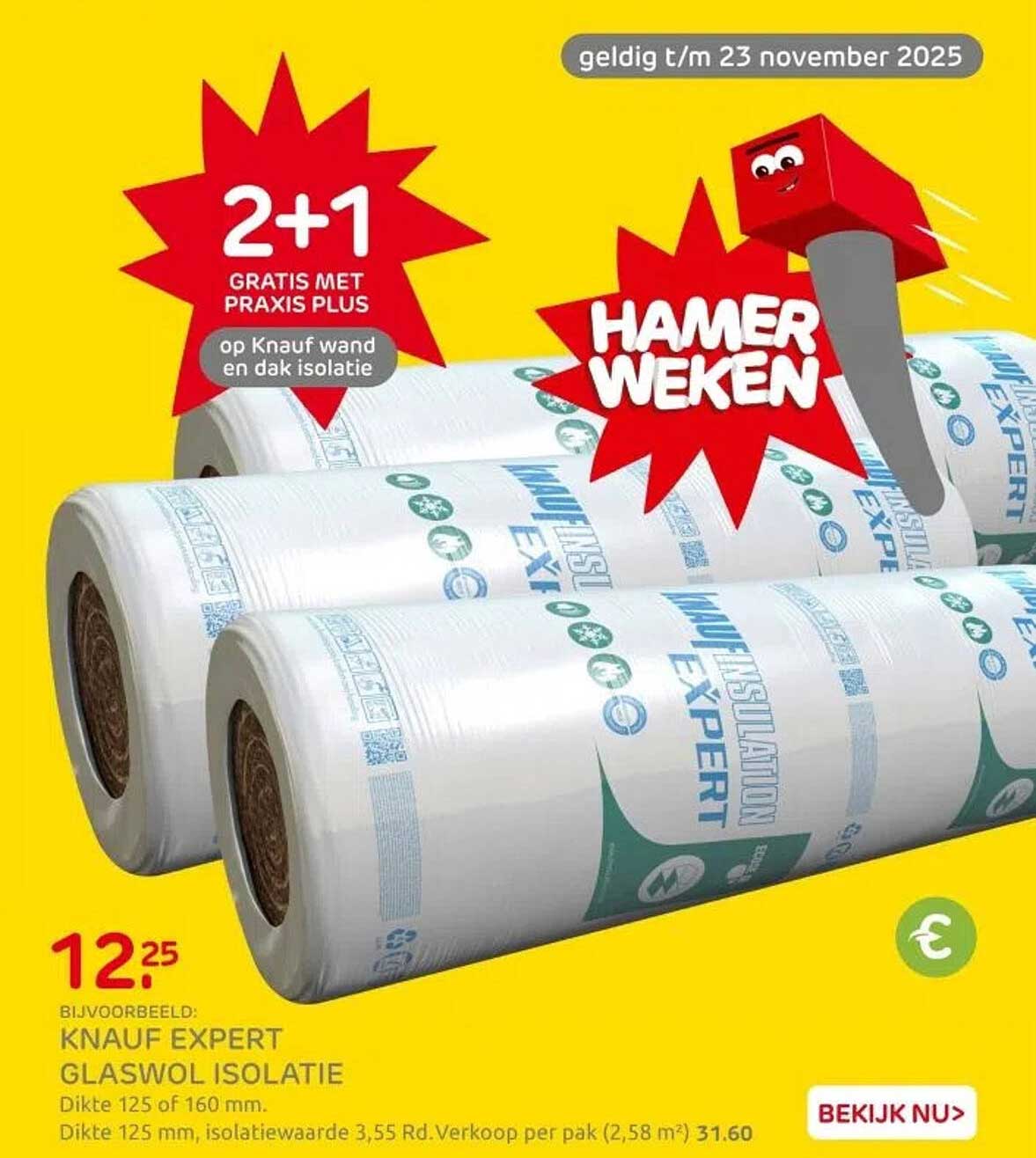 KNAUF EXPERT GLASWOL ISOLATIE