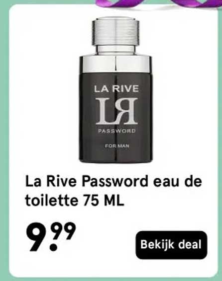 La Rive Password eau de toilette 75 ML
