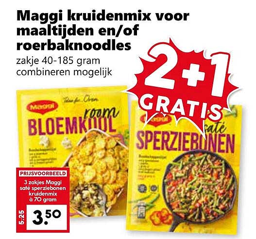 Maggi kruidenmix voor maaltijden en/of roerbakwokken