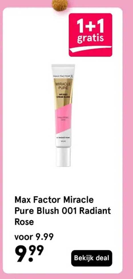 Max Factor Miracle Pure Blush 001 Radiant Rose
