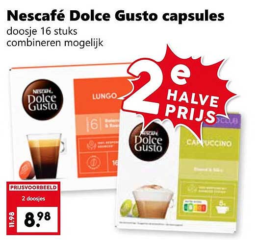 Nescafé Dolce Gusto capsules