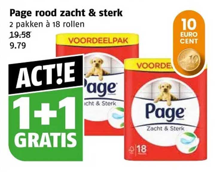 Page rood zacht & sterk